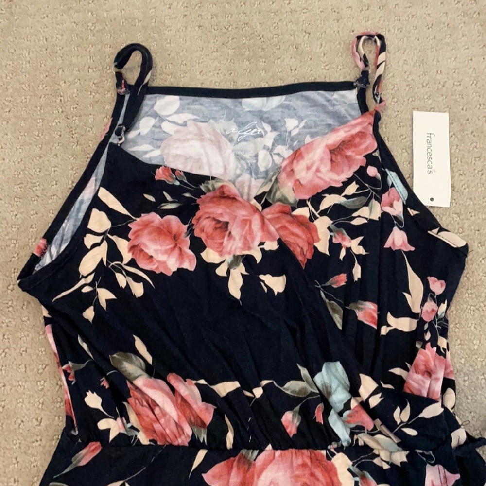 NWT Floral Faux Wrap Dress